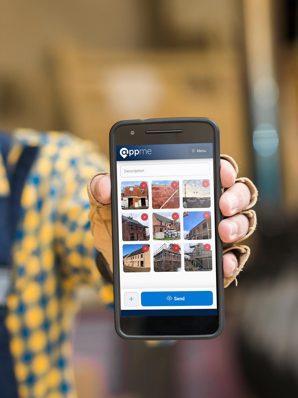 Clock-in and clock-out in the Appme mobile app