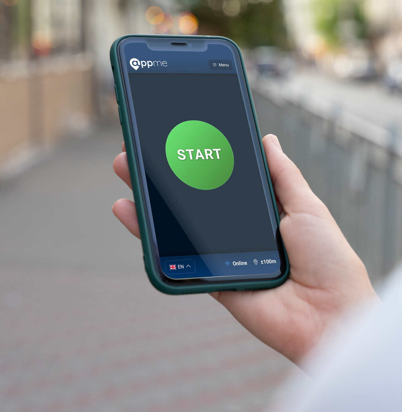 Working hours summary in the Appme mobile app